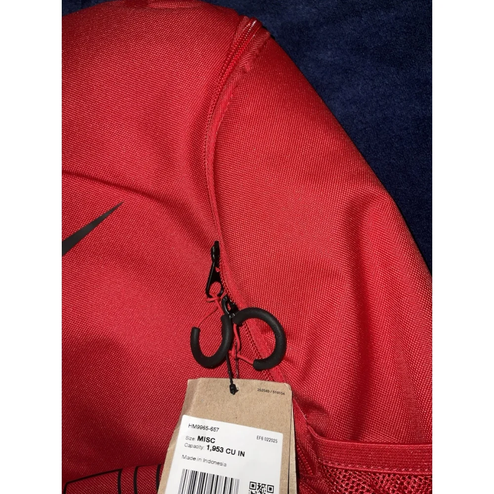 Nike Varsity Elite Backpacks Bubble Strap Unisex University Red/Black